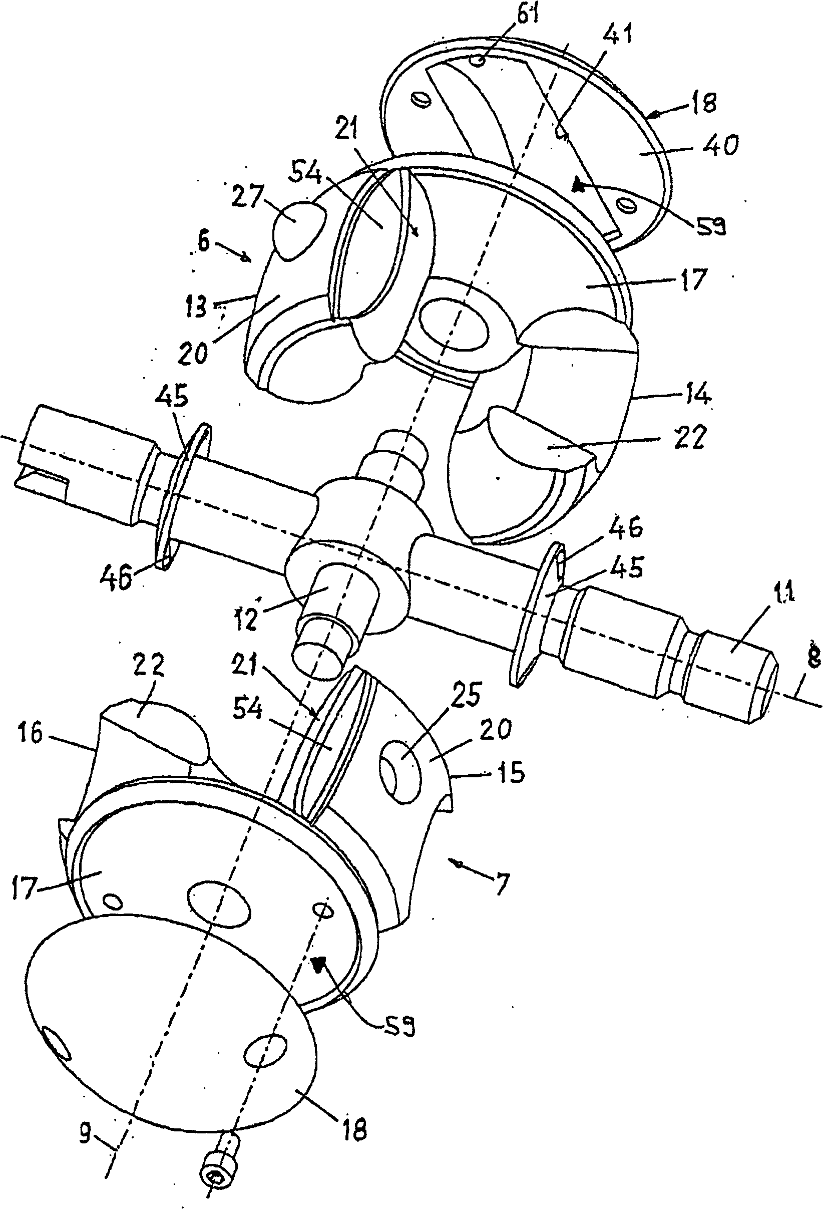 Rotary-piston engine and vehicle comprising an engine of this type