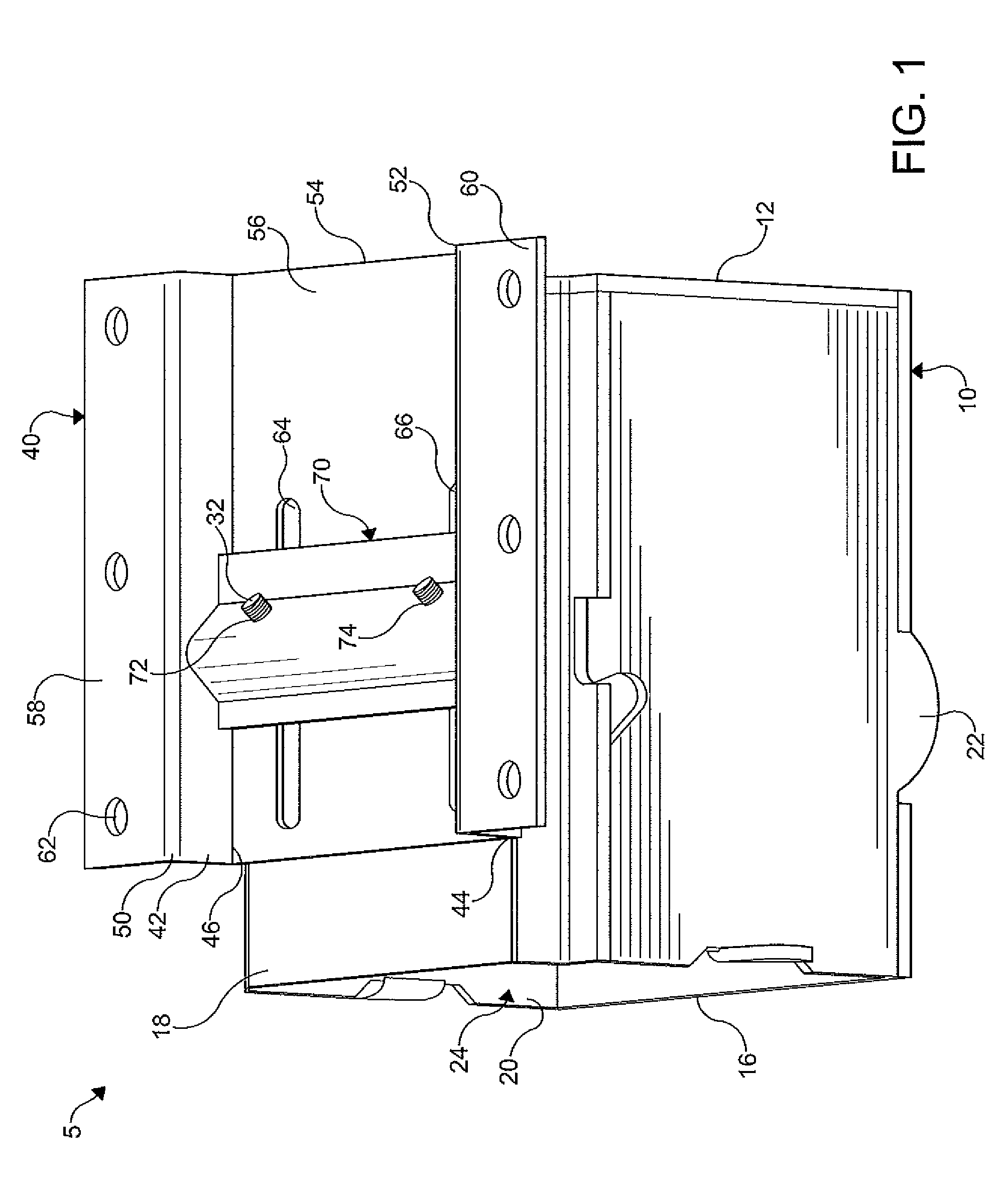 Electrical box with adjustable mounting system