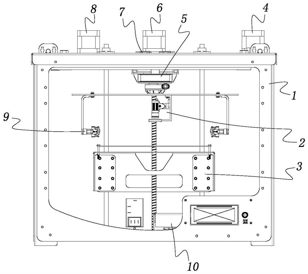 Track inspection device based on color separation photography and track inspection method thereof