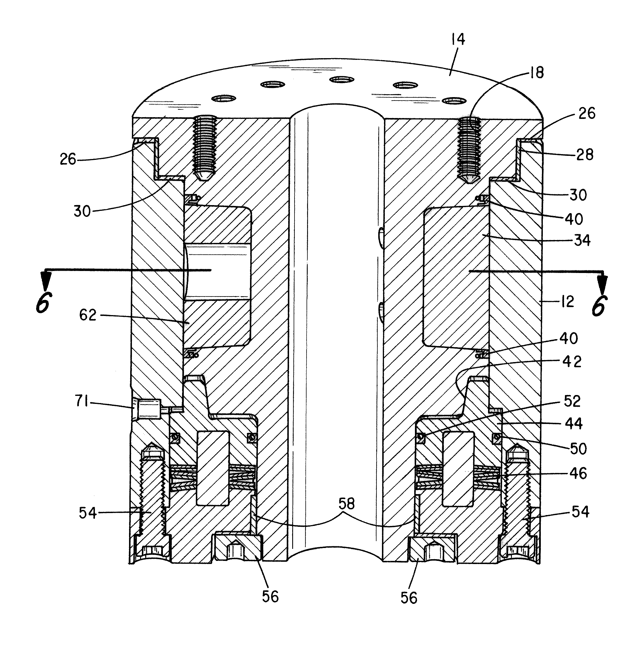 Rotary actuator with internal brake mechanism