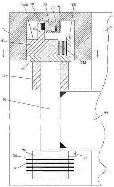 Power distribution cabinet device