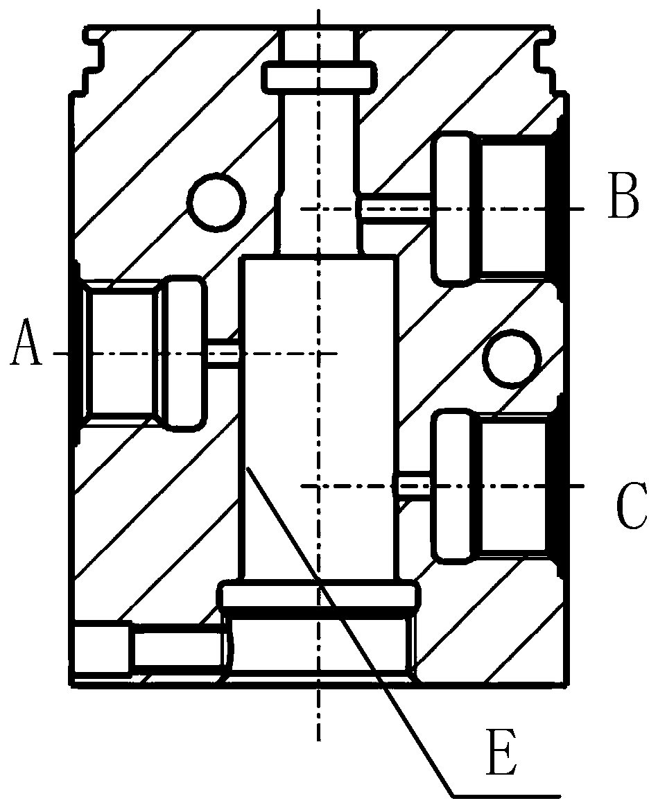 A high-pressure multifunctional two-position three-way solenoid valve