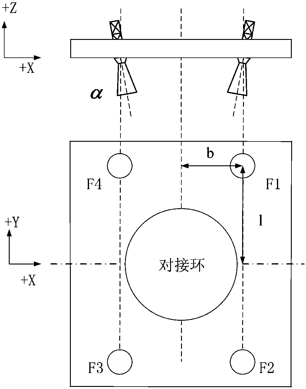 Time division multiplexing manner based small satellite orbit control method