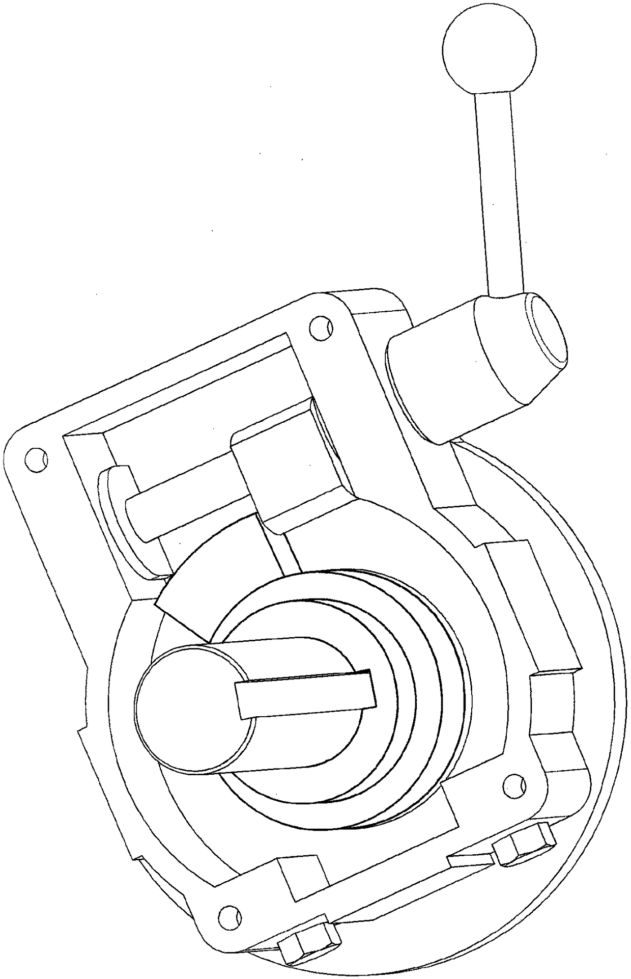 Combination device for lockout and partial stroke test of valve actuators