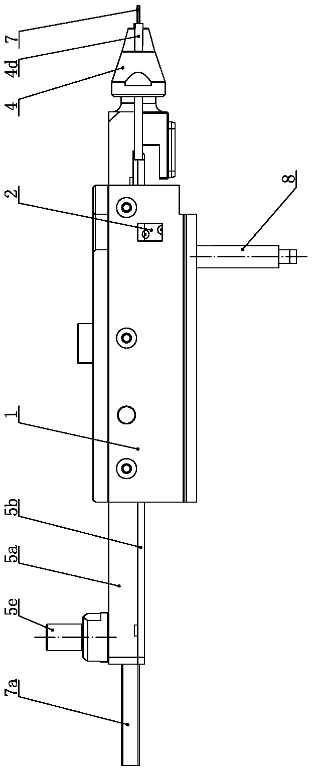 Color mixing brittle implanting device and color mixing bristle implanting method