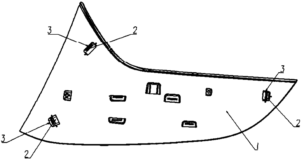 Rapid assembling and limiting structure of decorative plate