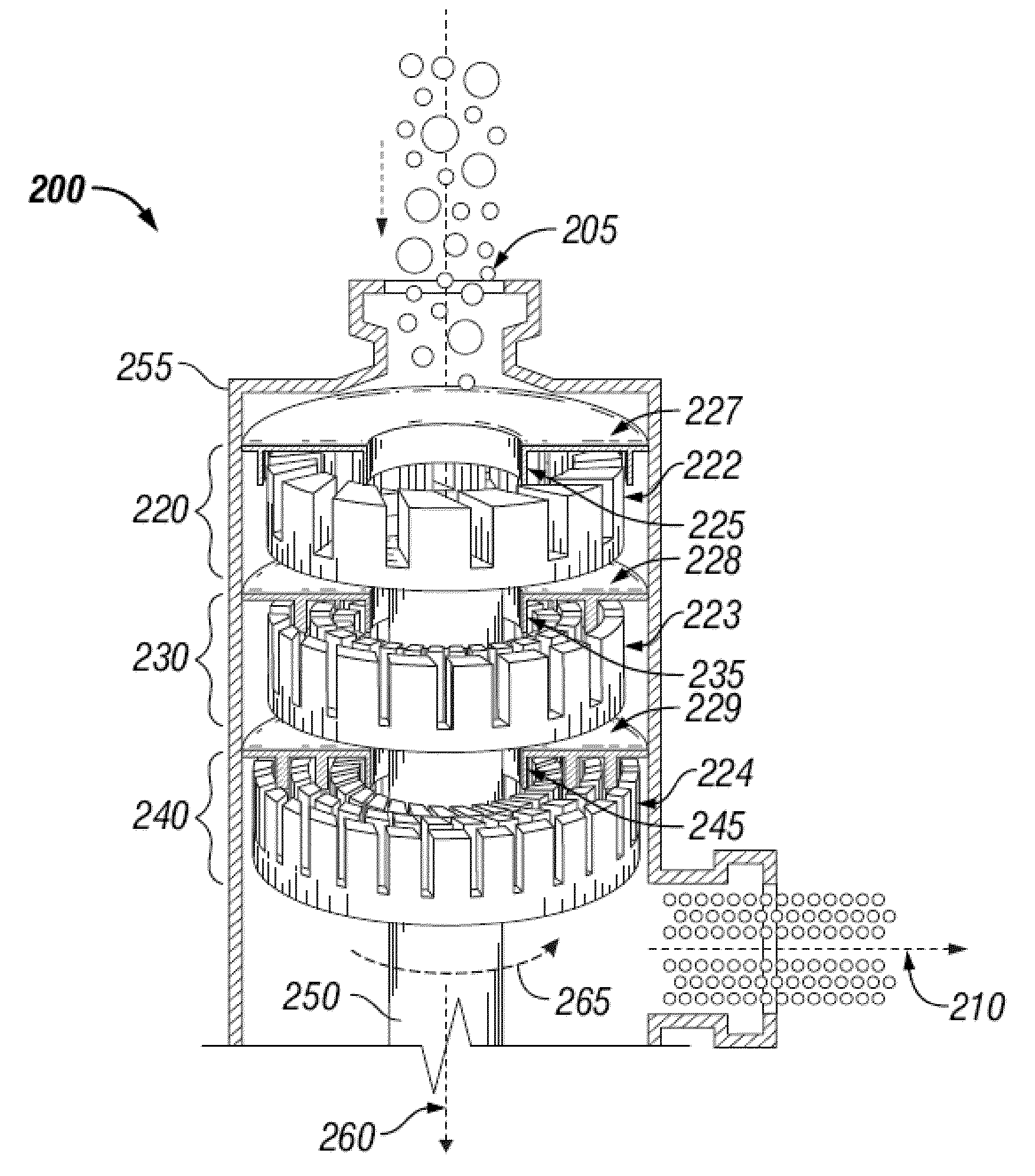 High shear application in processing oils