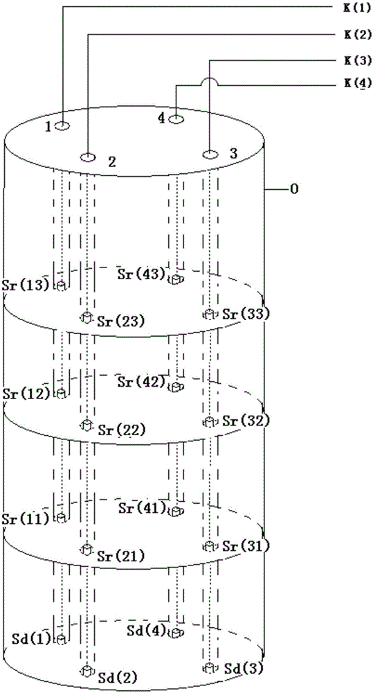 Method and device for multi-section tomography detection and control of foundation piles