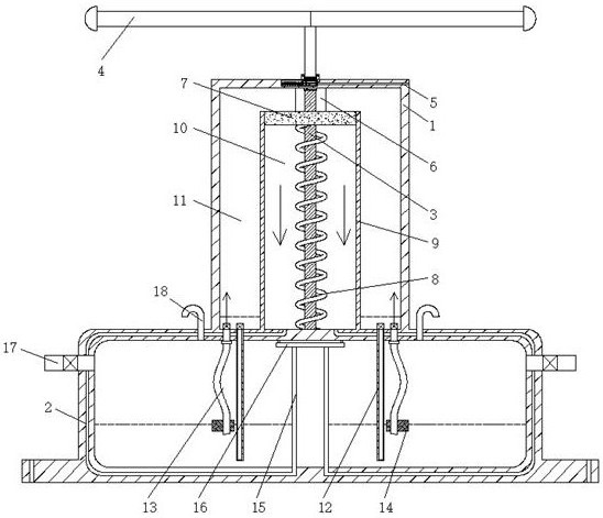 Energy-saving environment-friendly road dust removing device