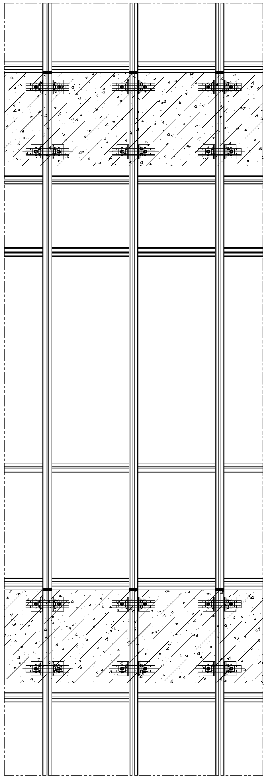 Novel member type curtain wall system