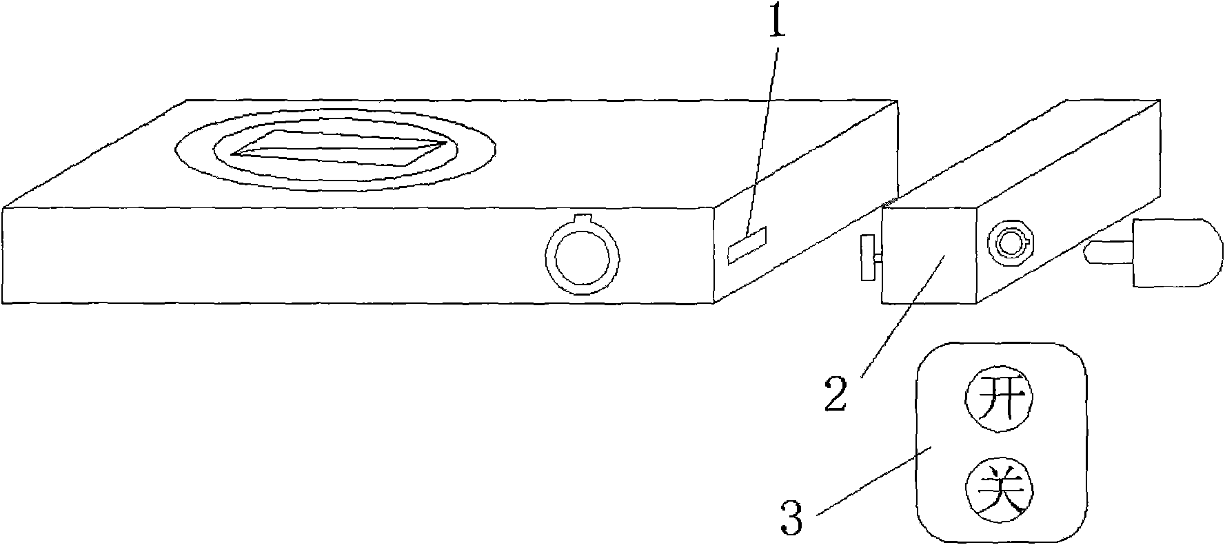 Digital camera giving alarm and preventing theft in real time