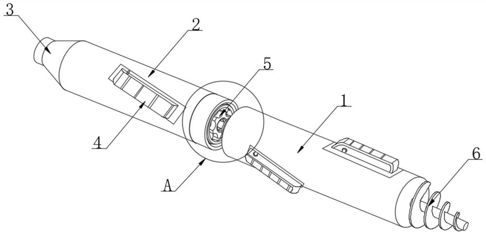 Laying auxiliary equipment for municipal engineering cable erection