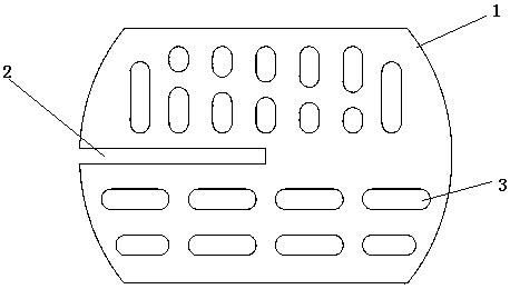 Flow adjusting plate suitable for flow adjusting all-welded ball valve