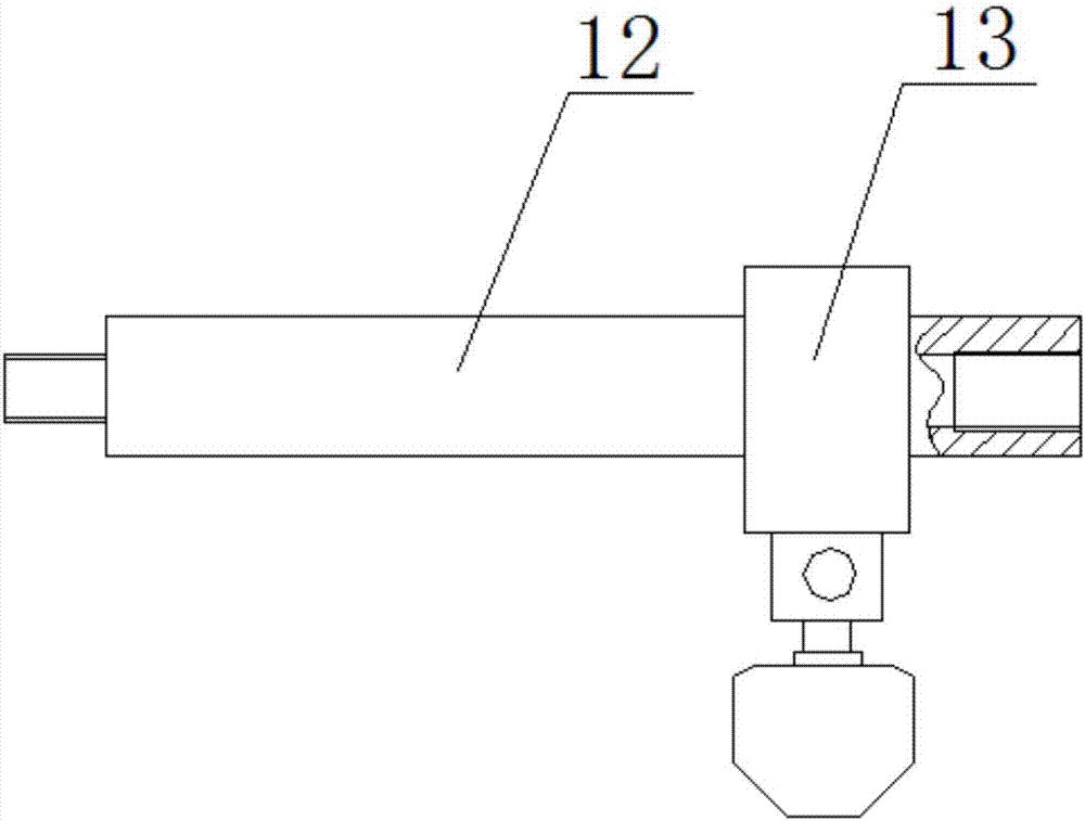 Liquid spraying rod of agricultural plant protection unmanned aerial vehicle