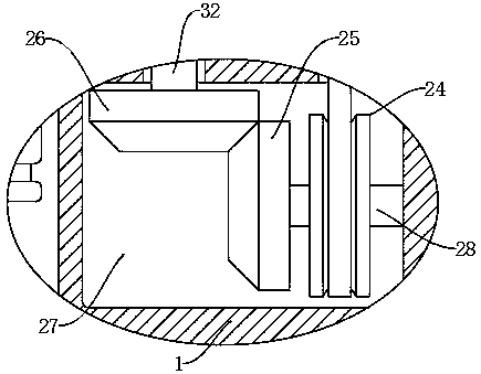 High-speed feeding transmission mechanism for ram type milling head for numerical control machine tool