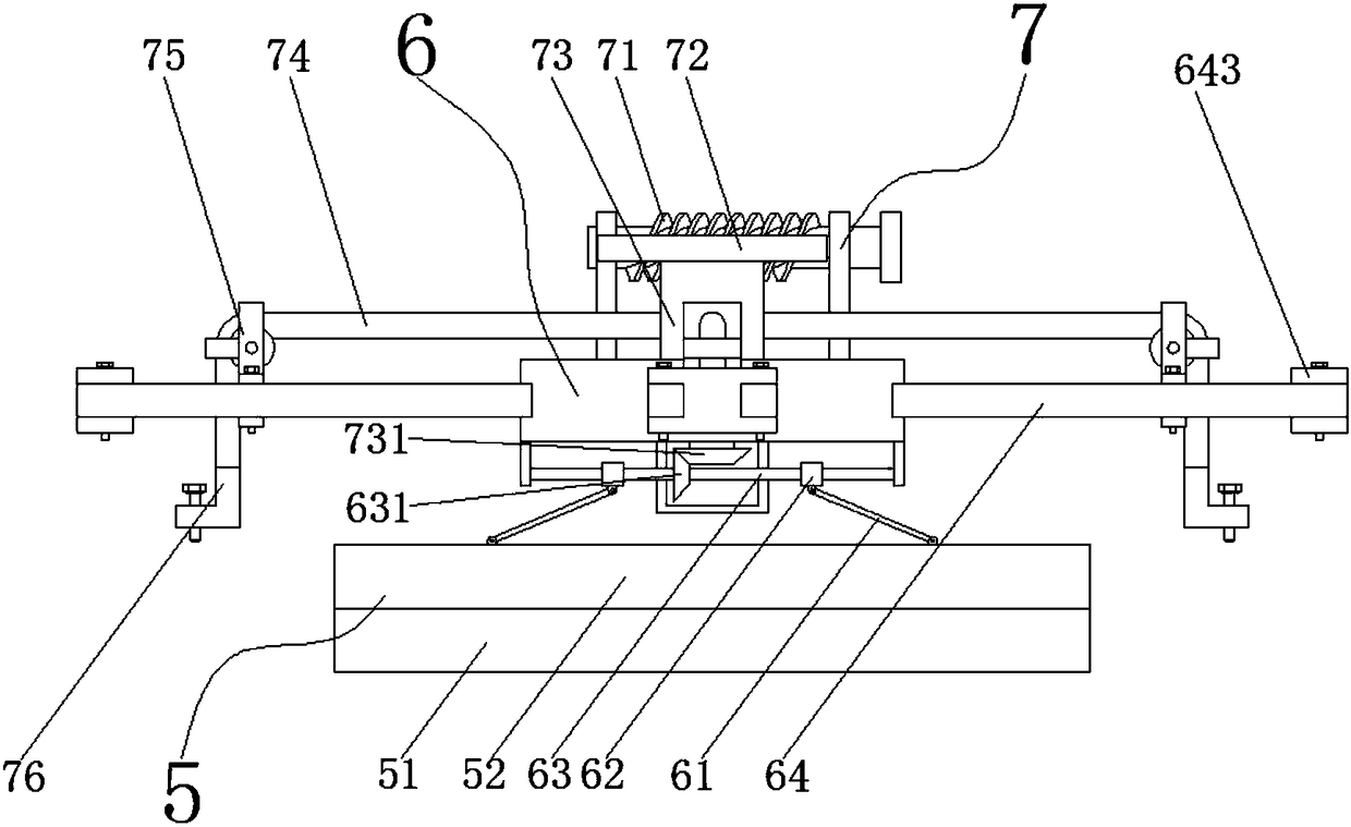 Leakage point detecting device for graphite heat exchanger