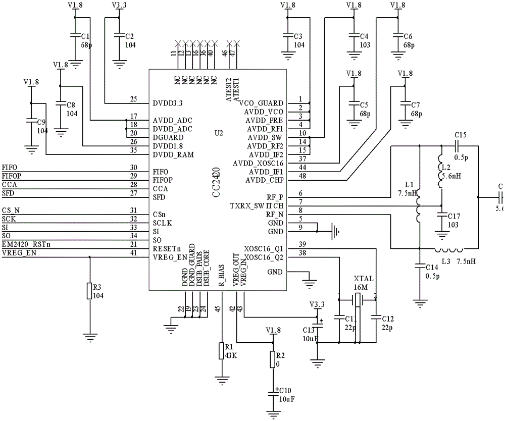 A low-power industrial wireless network data transmission device and its application method