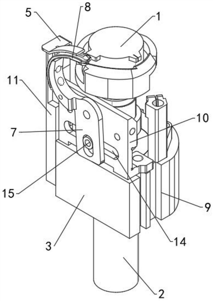 Thread trimming mechanism of sewing machine and sewing machine