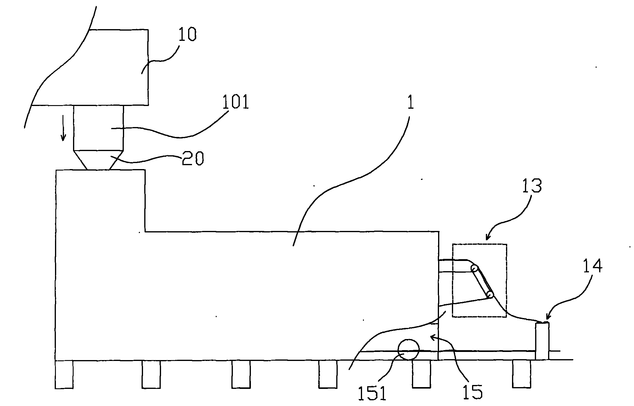 Vermicelli processing device and method