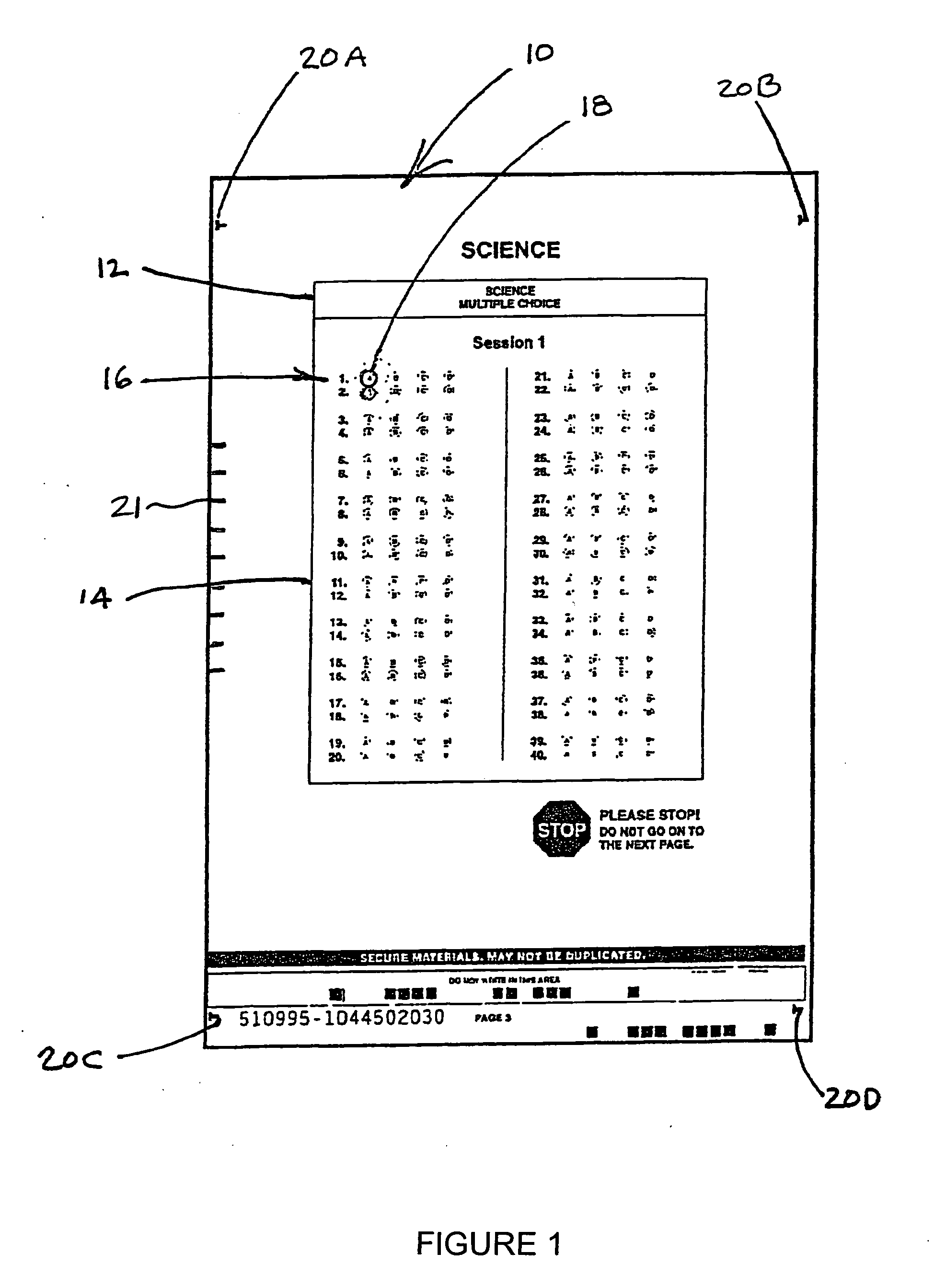 Optical mark reader