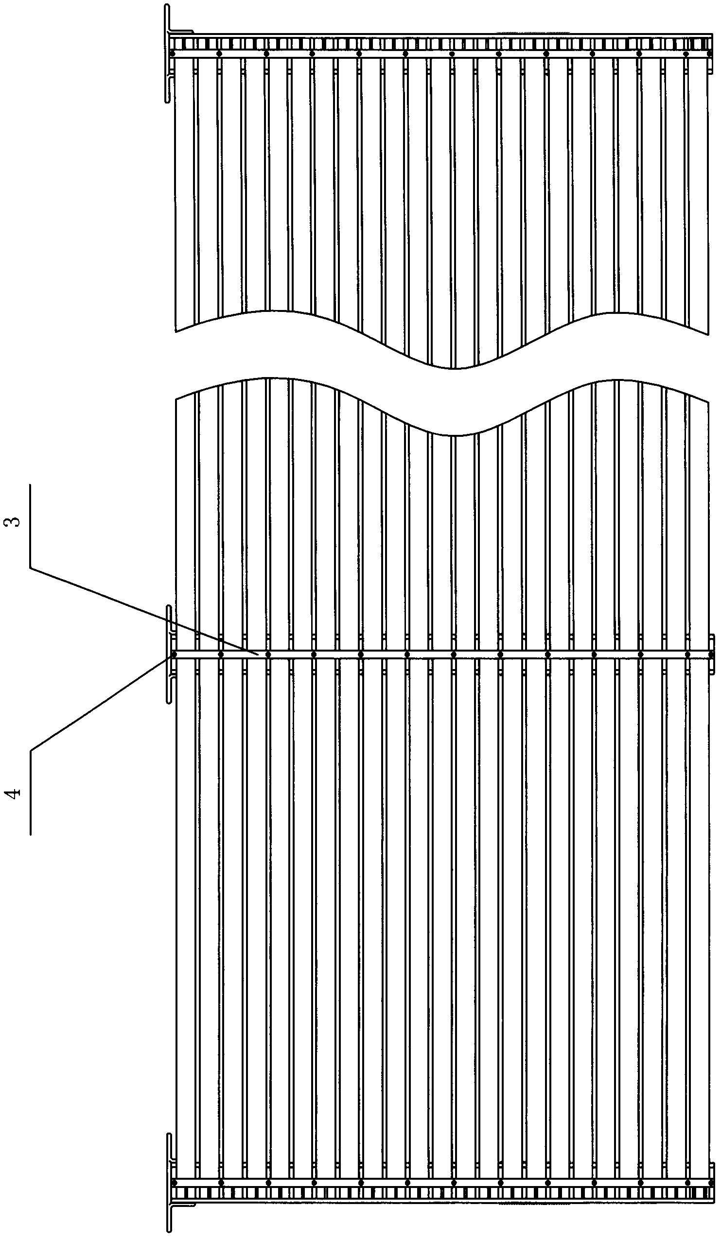 Phenolic glass steel and subway evacuation platform made of same