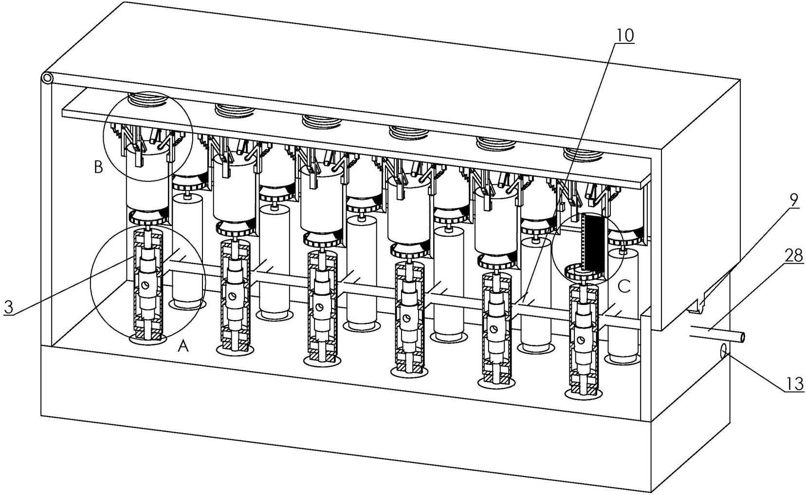 Automatic efficient bottle washer