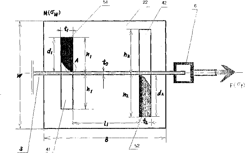 Loading device and loading mode for use in measurement of hydrogen diffusion in stress field