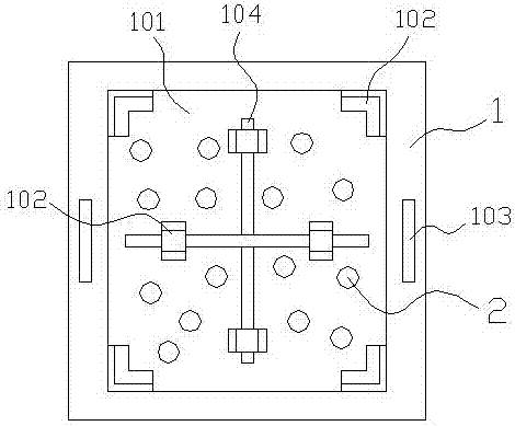 Combined-typed intelligent electric meter pass box