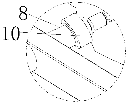 Vertical circulating garage carrying hanging bracket with 360-degree unobstructed rotating carrying plate