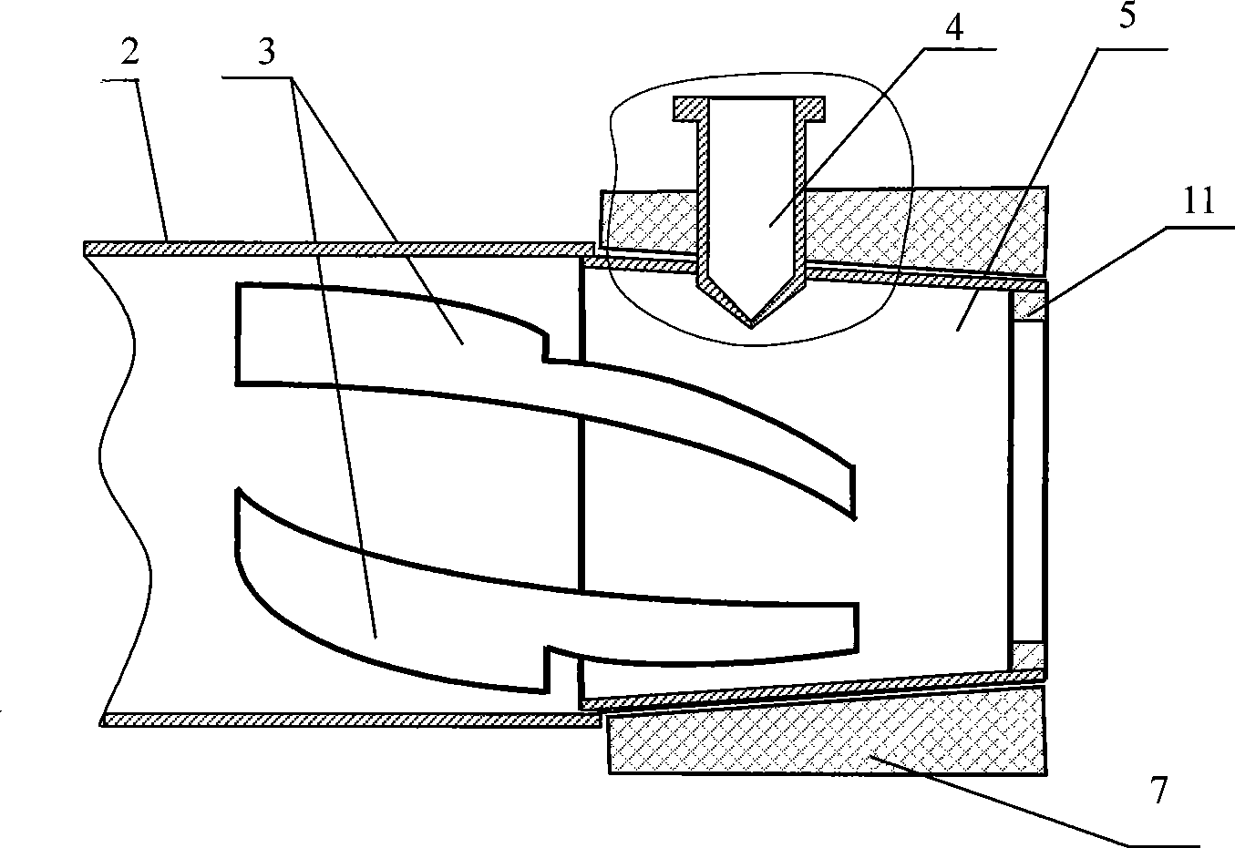 Feeding apparatus of cylinder drier