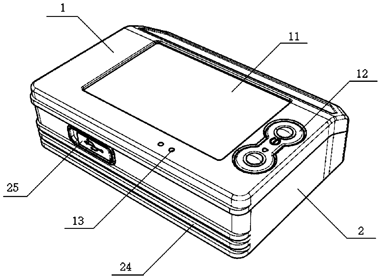 Real-time distance measuring device, system and method for high-grade leveling