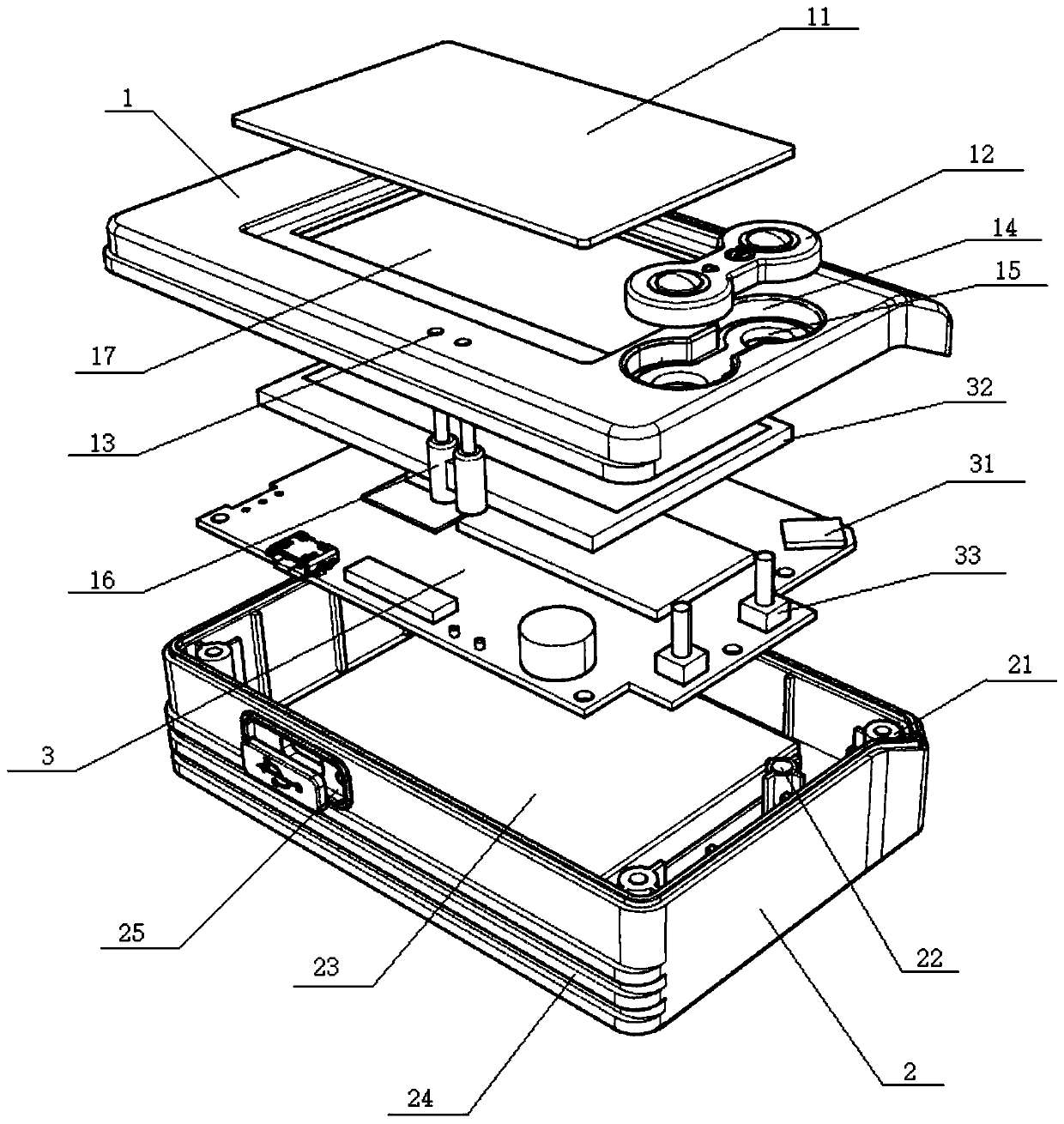 Real-time distance measuring device, system and method for high-grade leveling