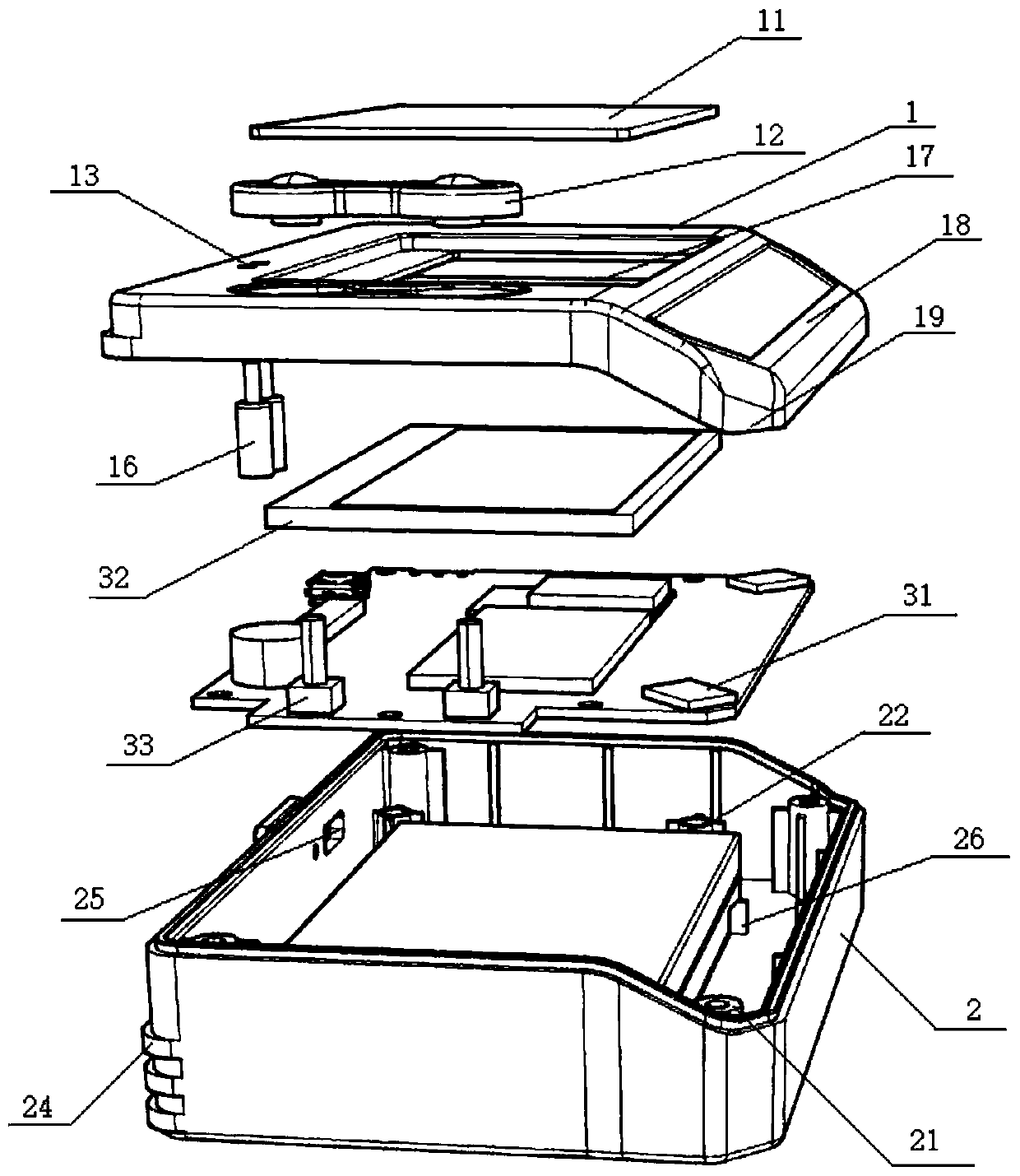 Real-time distance measuring device, system and method for high-grade leveling