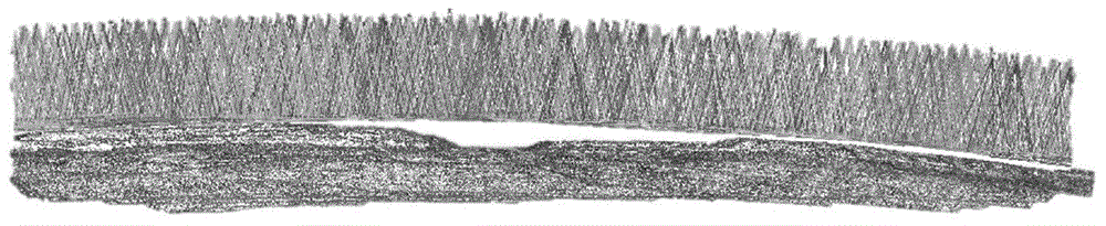 Open-pit mine mining and stripping quantity calculating method utilizing plane image aerial-photographing