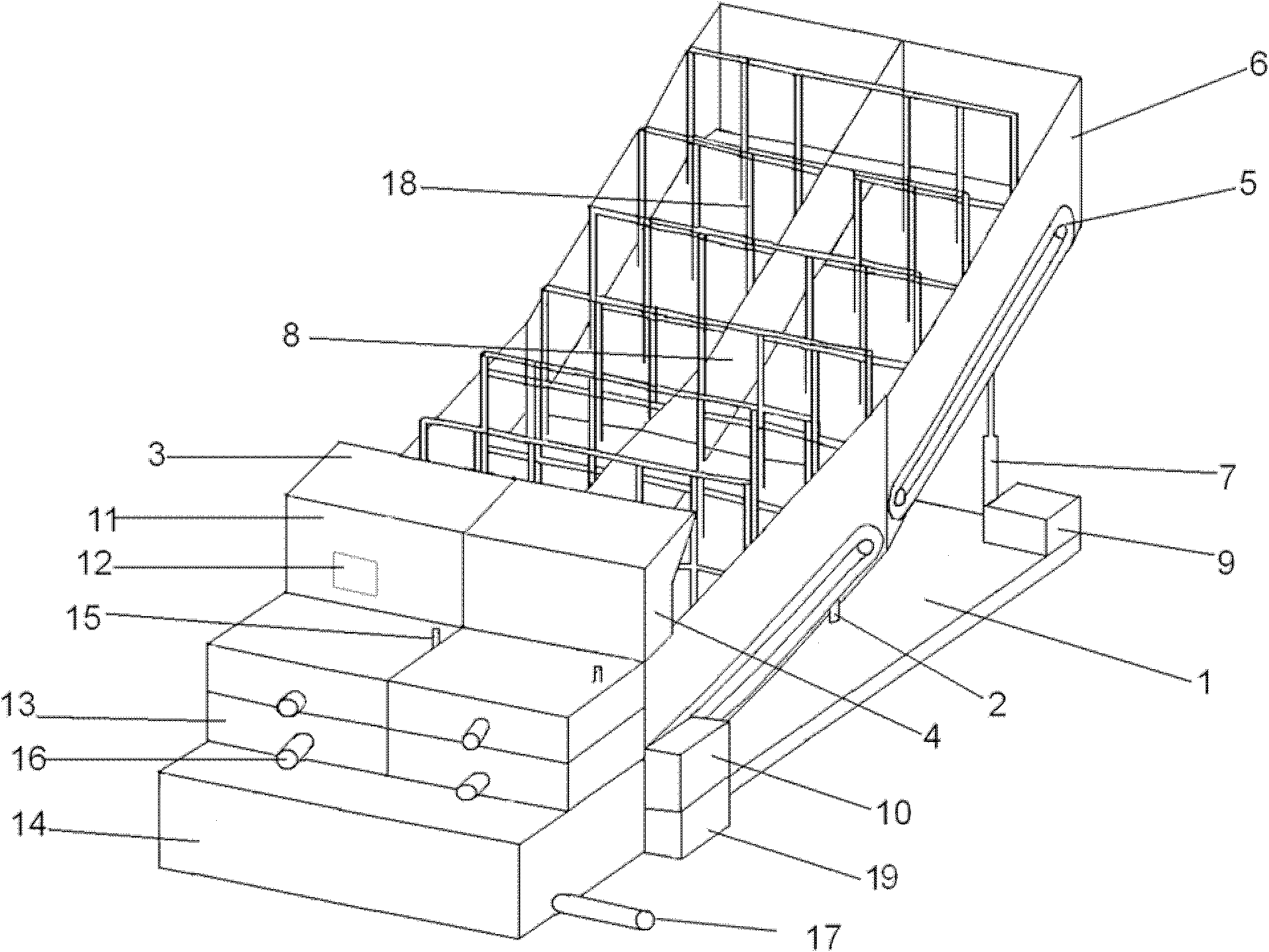 Integrated slope runoff simulation and monitoring device