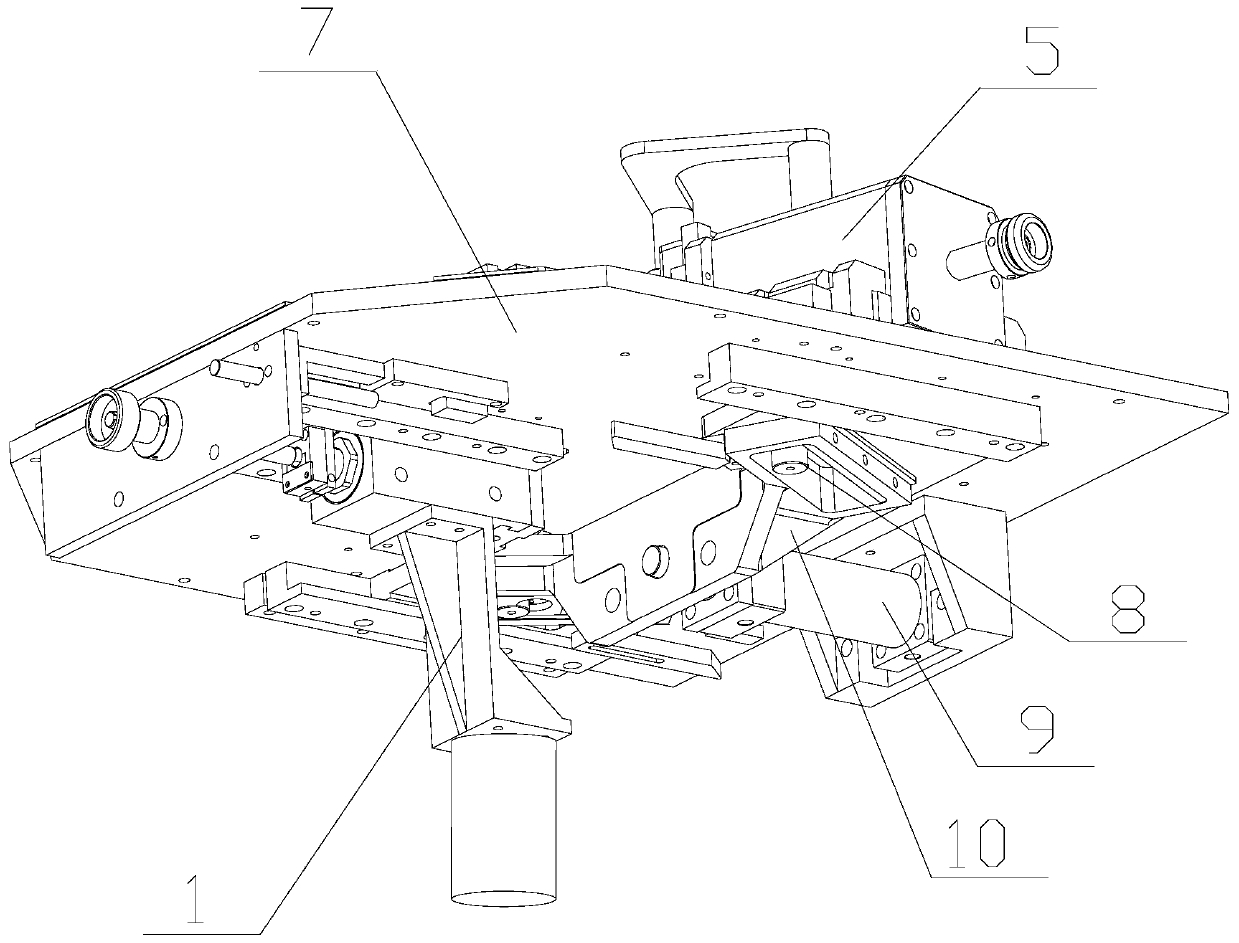 Angle assembling machine for aluminum alloy doors and windows