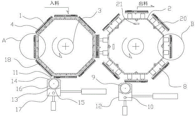 A continuous cleaning device for lithium battery electrode sheets