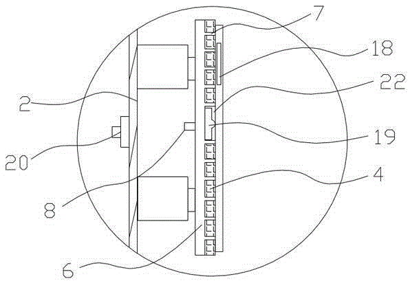 A continuous cleaning device for lithium battery electrode sheets