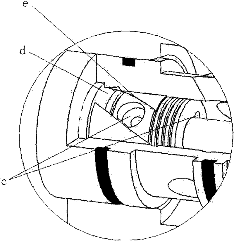 Zero maintaining mechanism of 2D digital servo valve