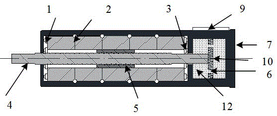 Damper with equivalent rotating inertia mass