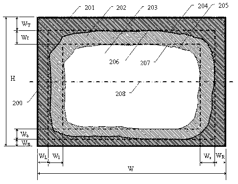 Method for displaying user interface along edges around screen