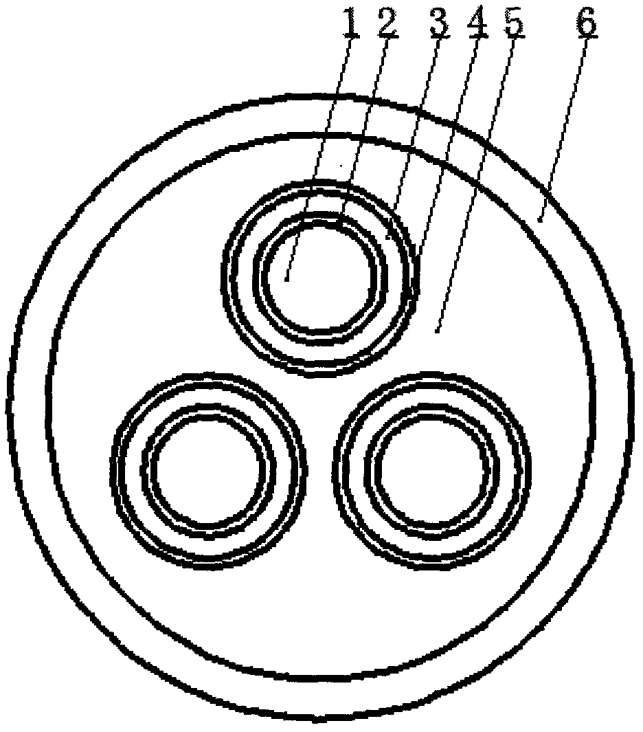 High-temperature resistant cable