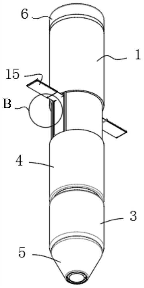 Anti-seismic structure and anti-seismic method for gyro measurement while drilling