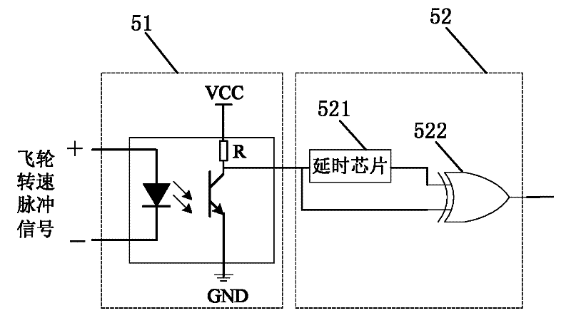 Reaction Flywheel Output Torque Measuring Circuit and Measuring Method