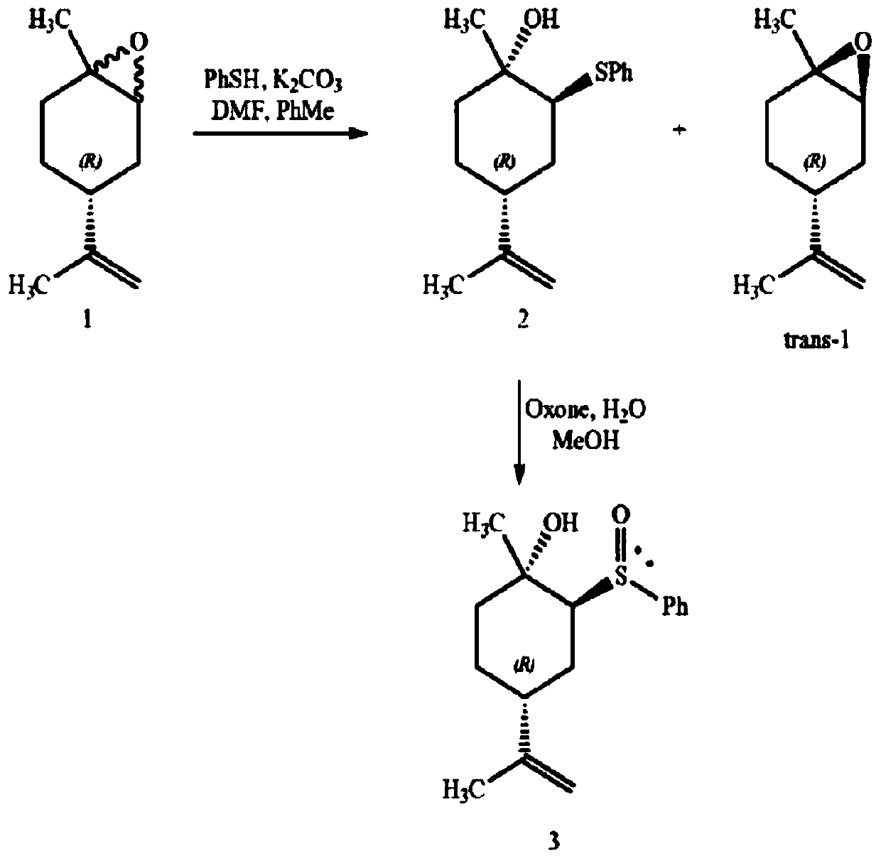 Preparation method of 1S,4R-1-methyl-4-(1-methylvinyl)-2-cyclohexene-1-ol