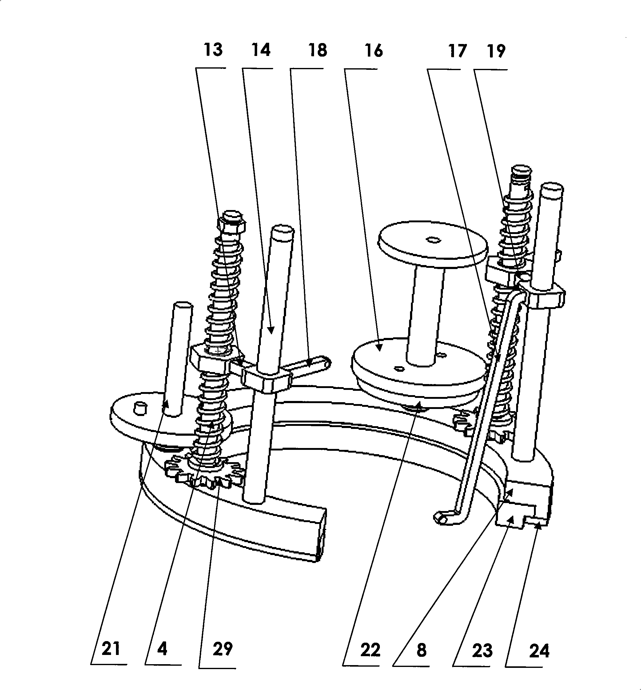 Tree packaging machine