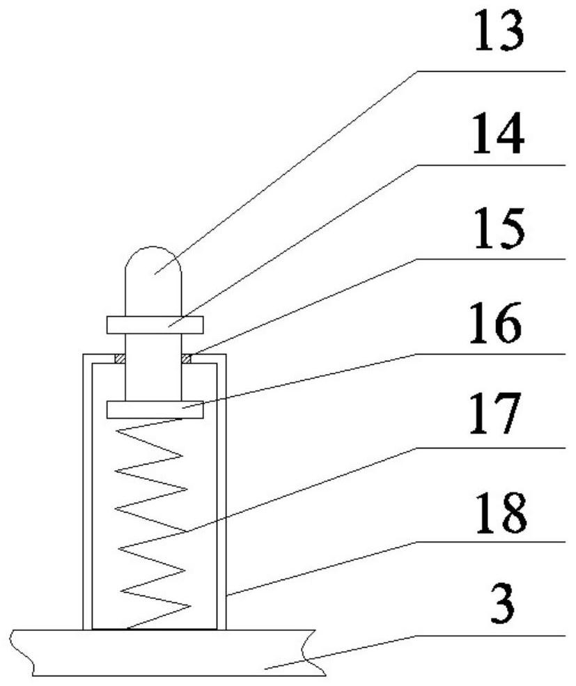 A sacrificial anode protection device for a truss-type double-tube horizontal metering separator