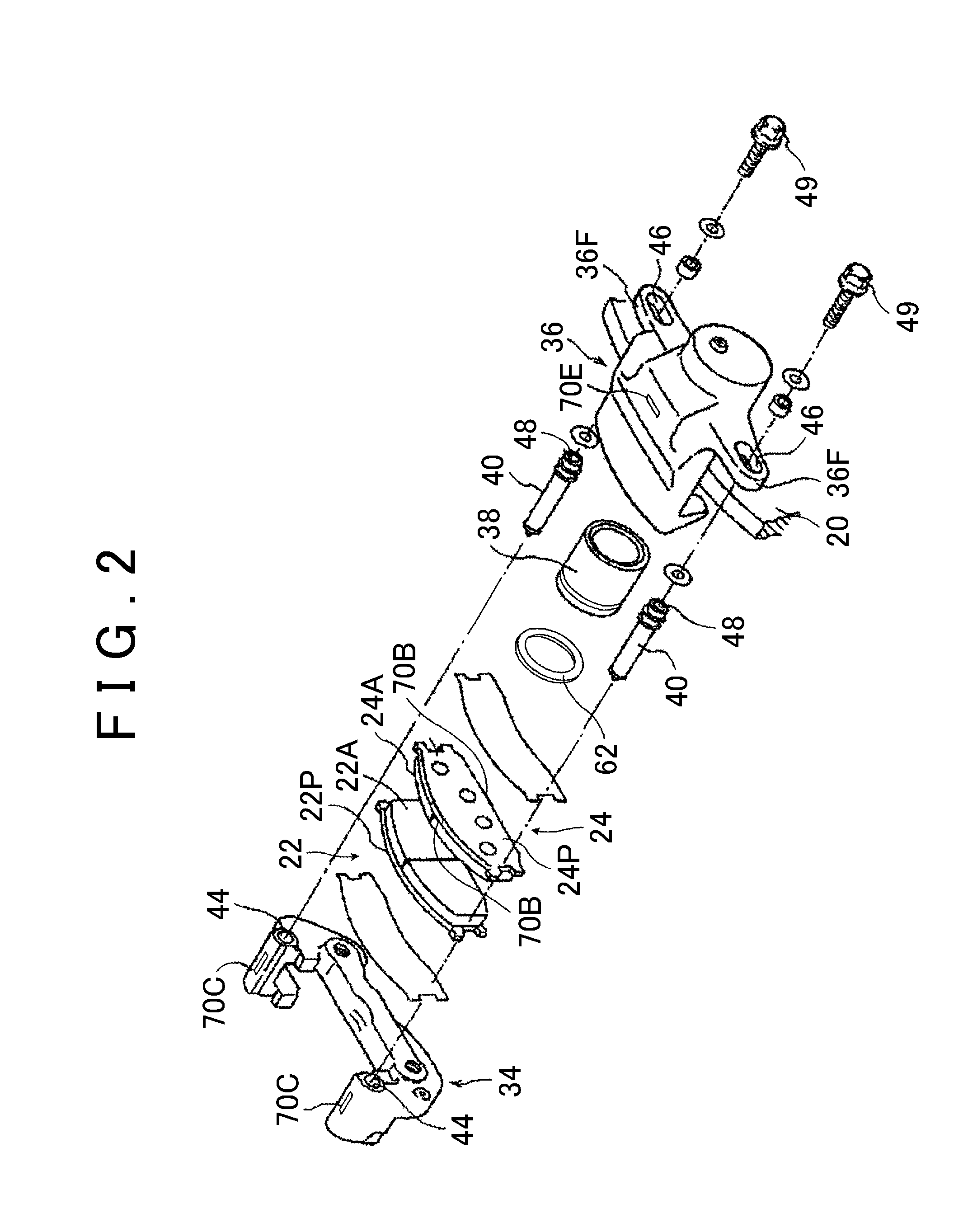 Braking force generation device of vehicle