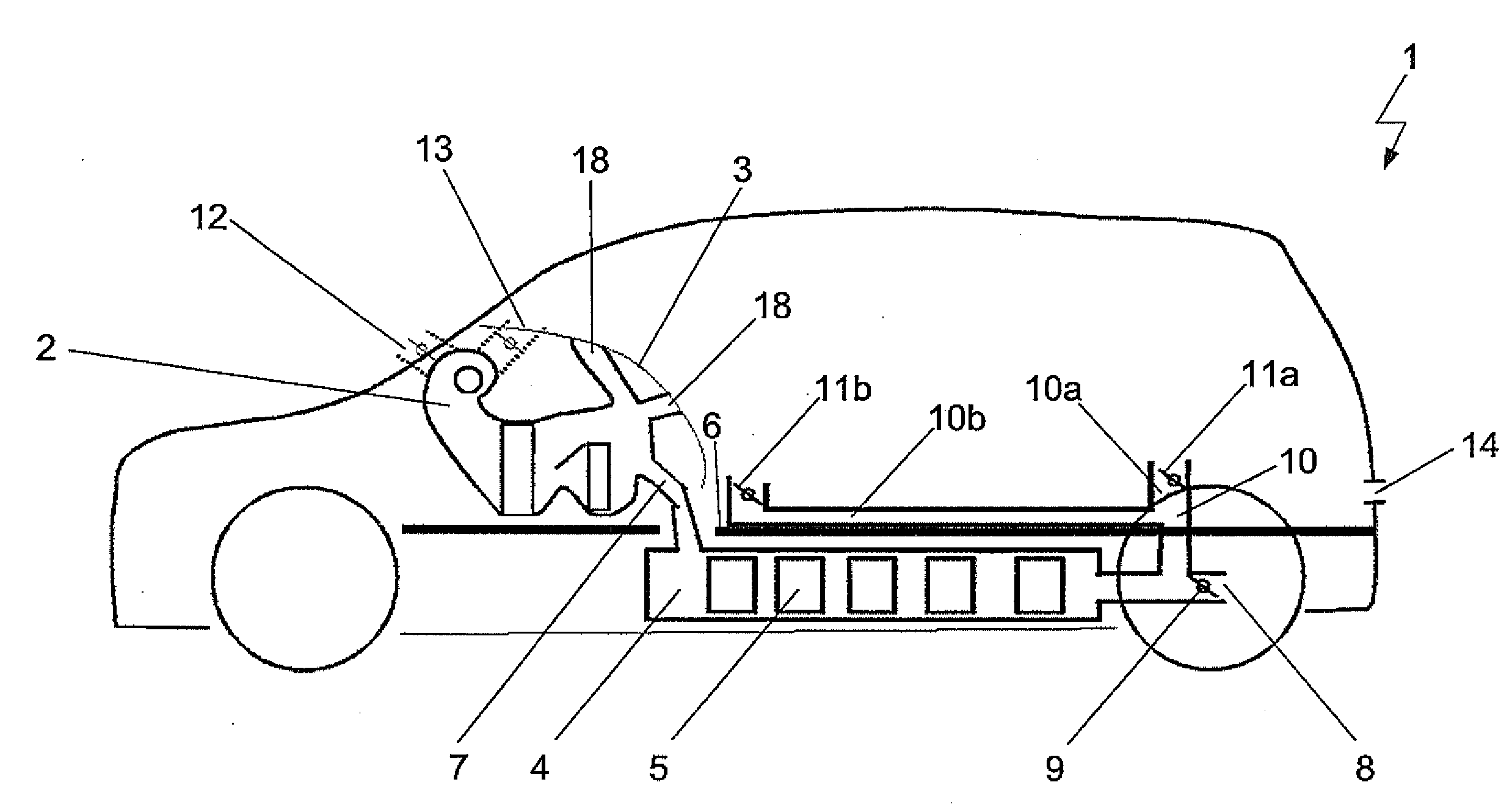 HVAC system for vehicles with battery cooling