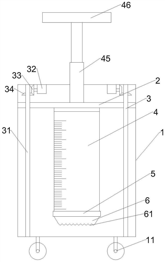 Fruit tree root system soil sampling device